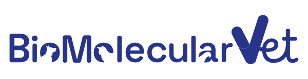 Logotipo secundário Biomolecular Vet no rodapé